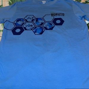Uniqlo Boruto Naruto Youth boys shirt size 11-12 years